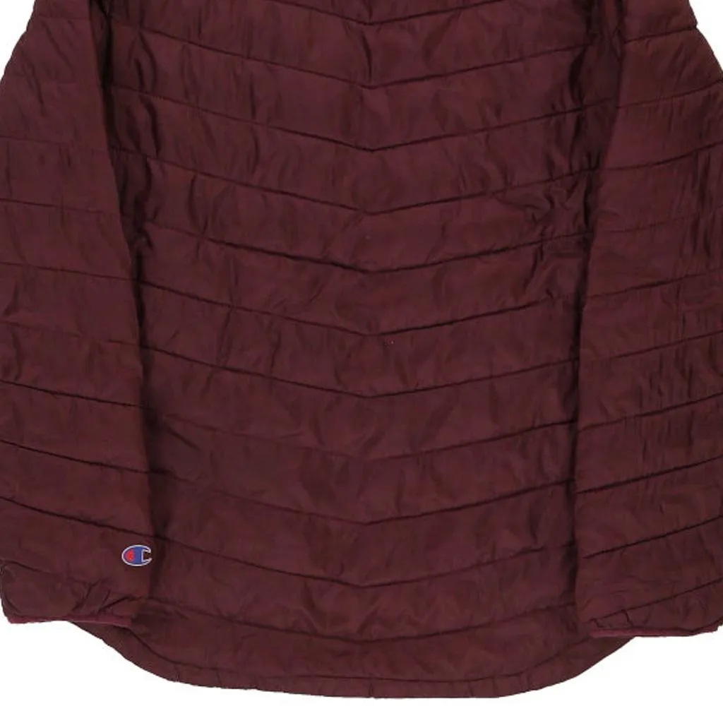 Champion Puffer - Medium Burgundy Polyester