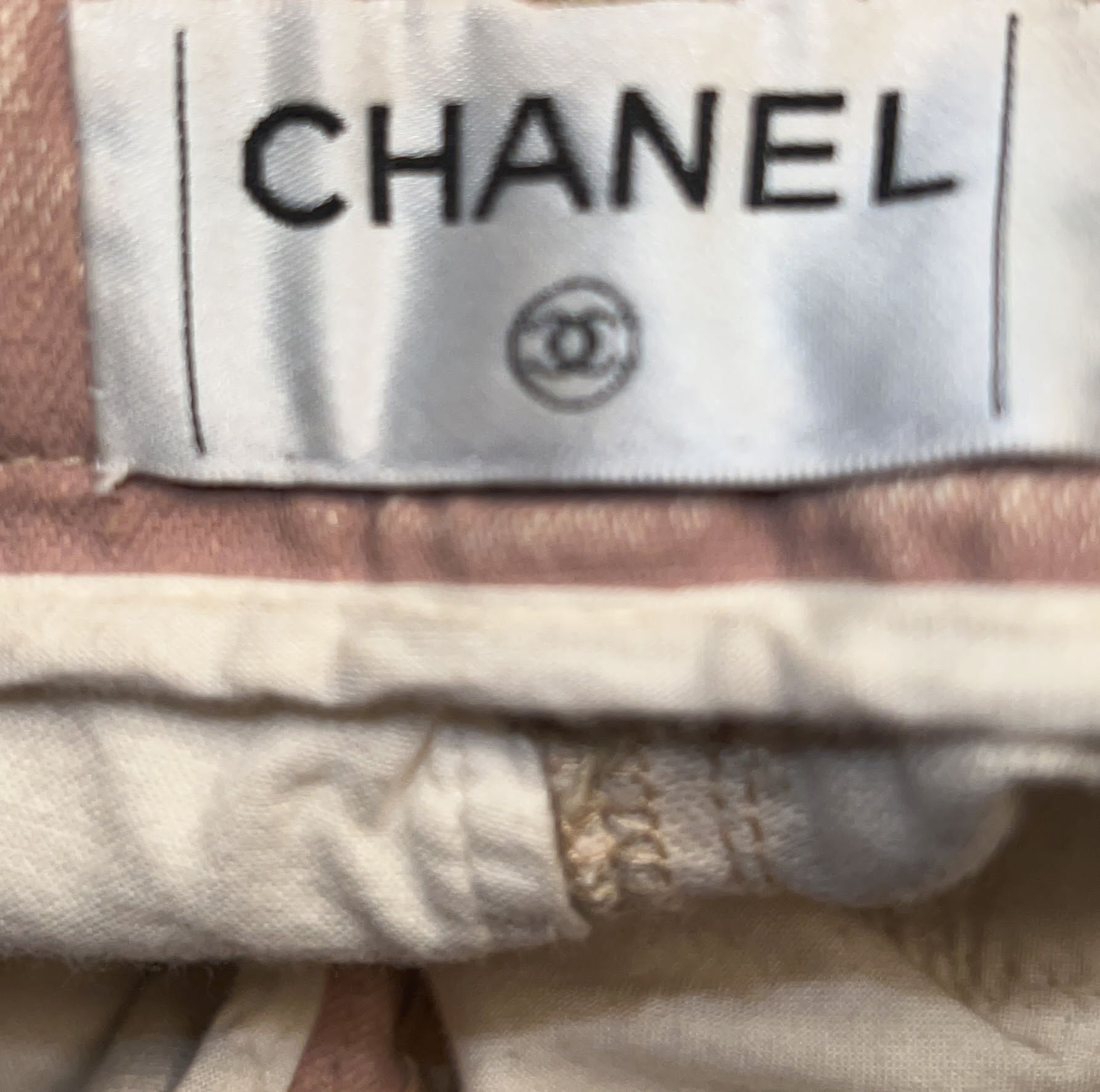 Chanel Faded Light Brown Jeans FR 34 US 2