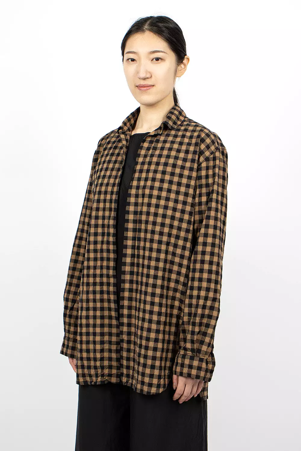 Check Shirt Black/Beige