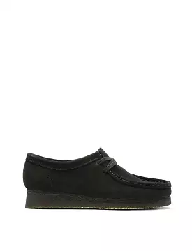 Clarks Originals Wallabee Shoes Black Suede