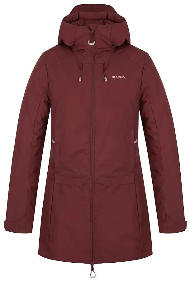 coat Husky Naveli L - Dark Bordo - women´s