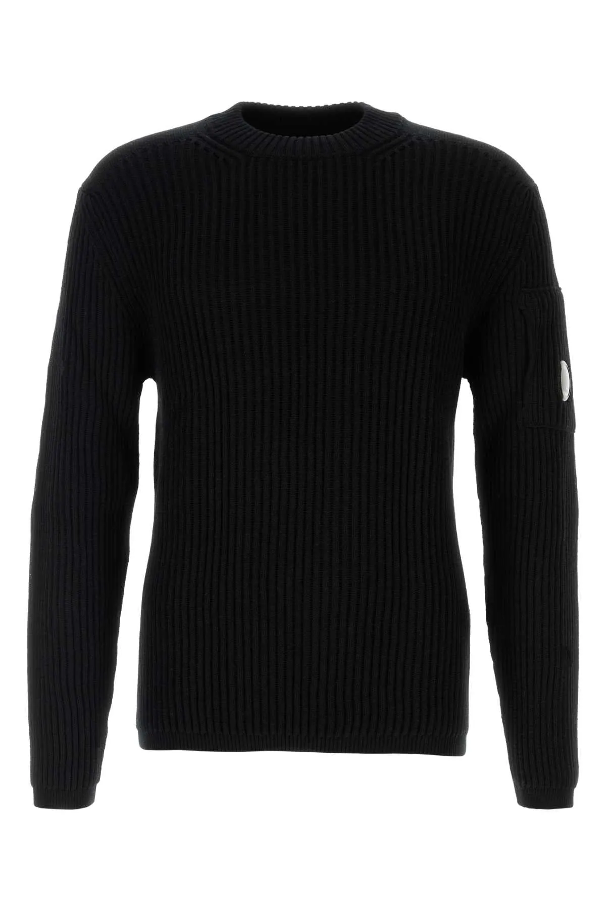 C.P. Company Black Wool Blend Sweater