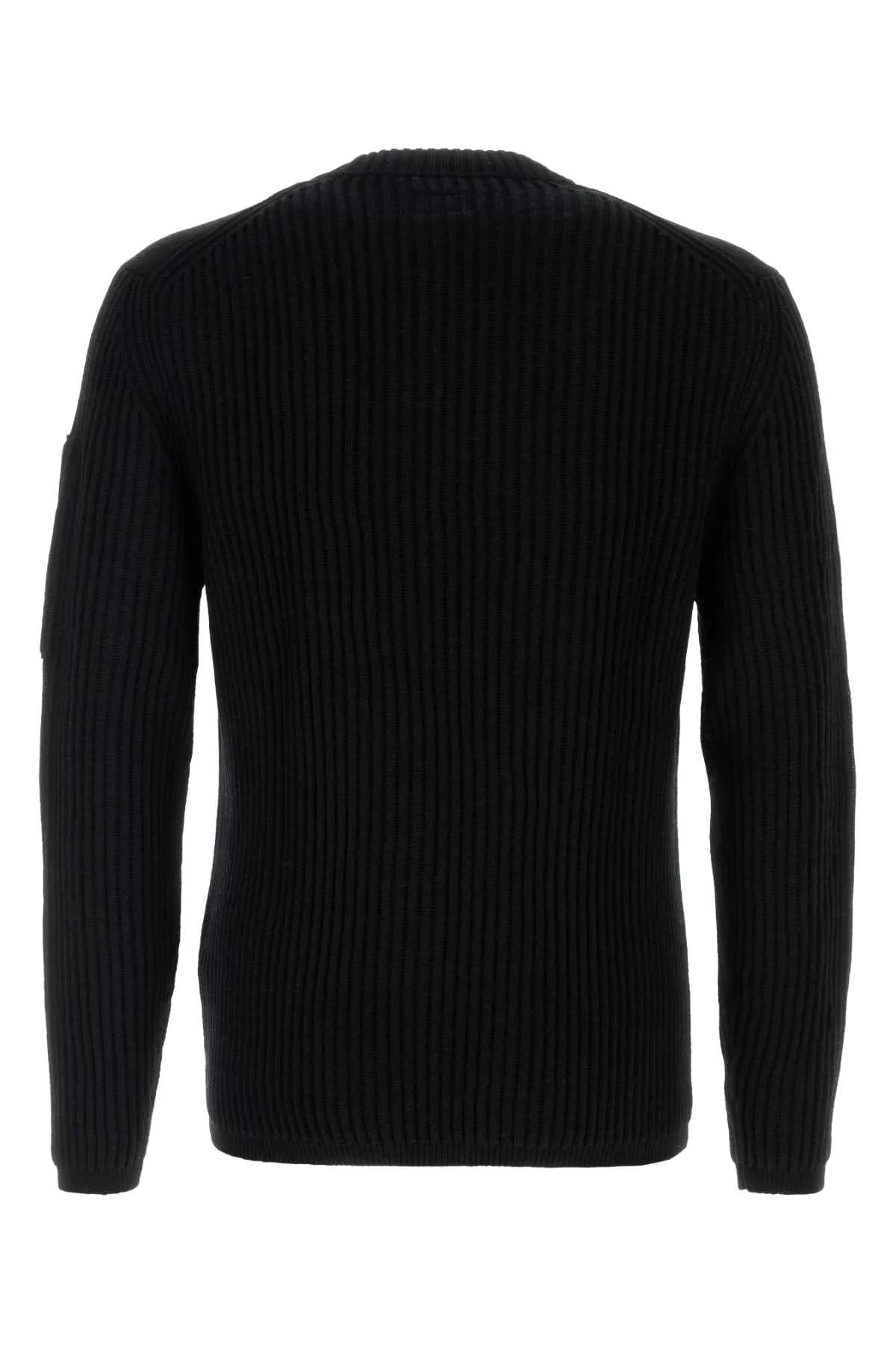 C.P. Company Black Wool Blend Sweater