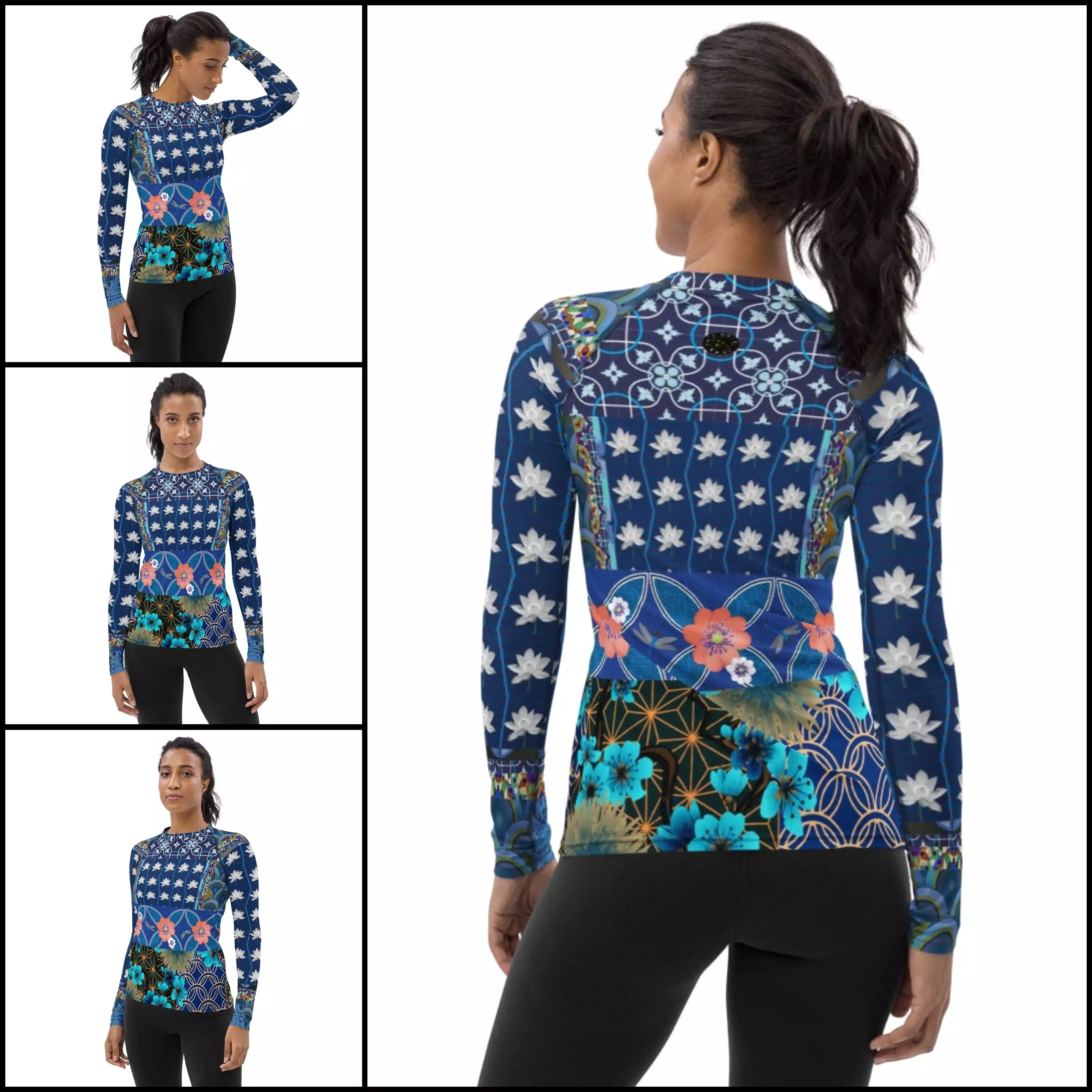 Dahlia Lama Fashion Rashguard Top