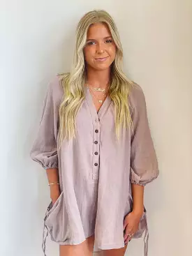 Dani Dusty Lavender Romper