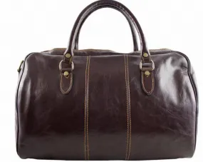 Dark brown travel bag vienna