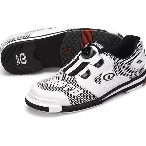 Dexter Mens SST 8 Power Frame BOA Right/Left Hand Bowling Shoes Black/White