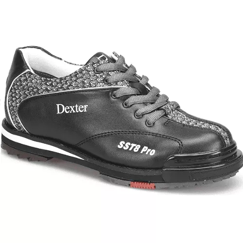 Dexter Women’s SST 8 Pro Right/Left Hand Bowling Shoes Black/Grey