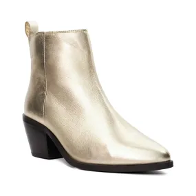 Dune Papz Ankle Boot Gold