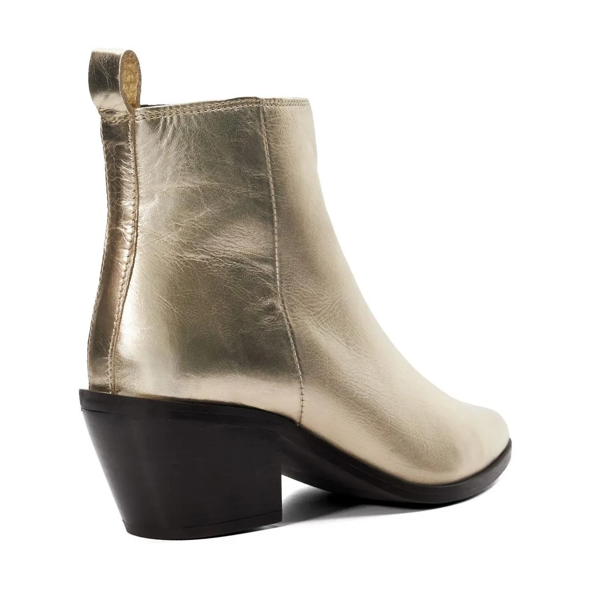 Dune Papz Ankle Boot Gold