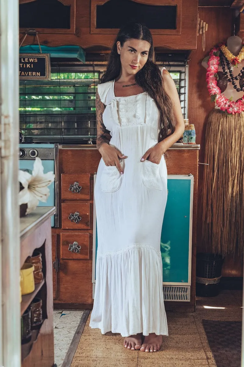 Eden - Long Backless Boho Dress