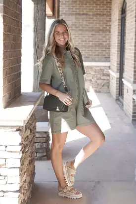 Effortless Button Up Romper