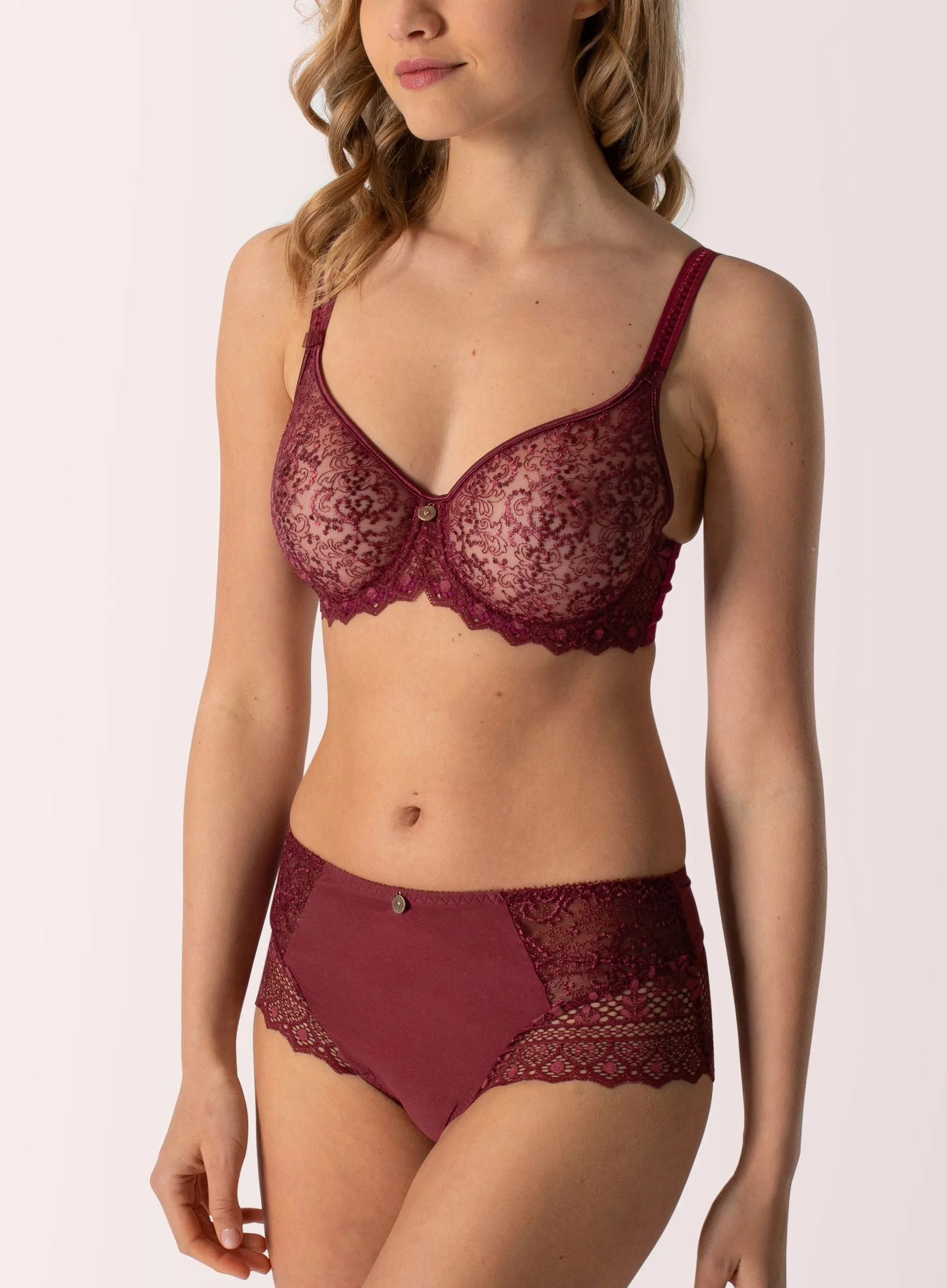 Empreinte Cassiopee Seamless Full Cup Bra | GRENAT