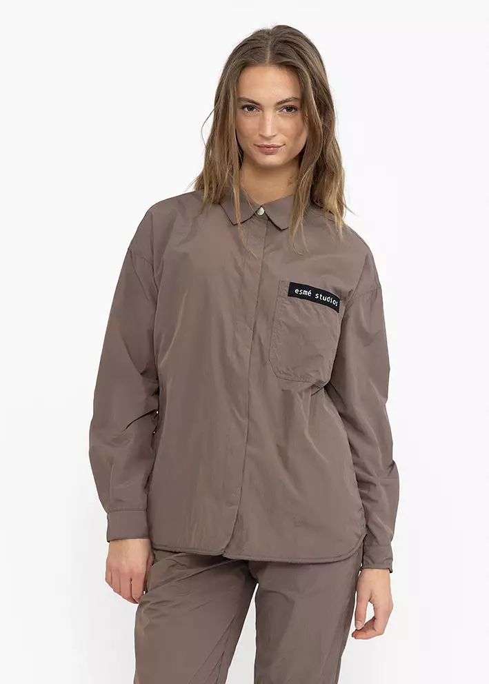 Esmé Studios Wilma Overshirt ES123-701 Skjorte - Falcon