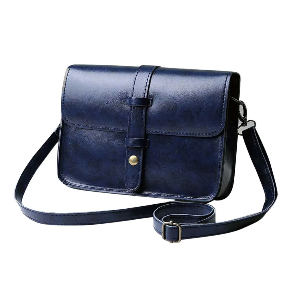 Fahsion Women Vintage Bag Leather CrossBody Shoulder Messenger bag ladies womens' pouch clutch messenger hbag bolsa feminina