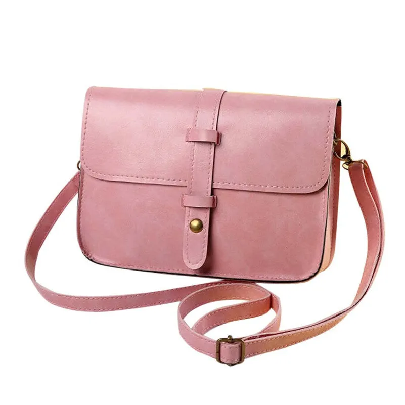 Fahsion Women Vintage Bag Leather CrossBody Shoulder Messenger bag ladies womens' pouch clutch messenger hbag bolsa feminina