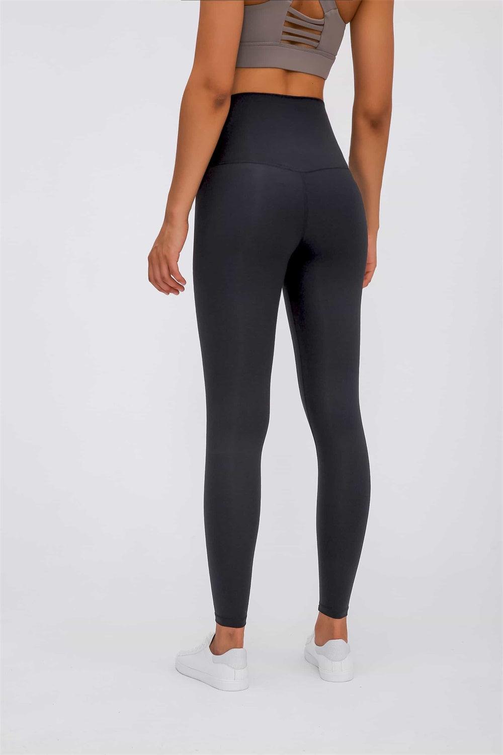 Feel Like Skin Elastic Waistband Yoga Leggings