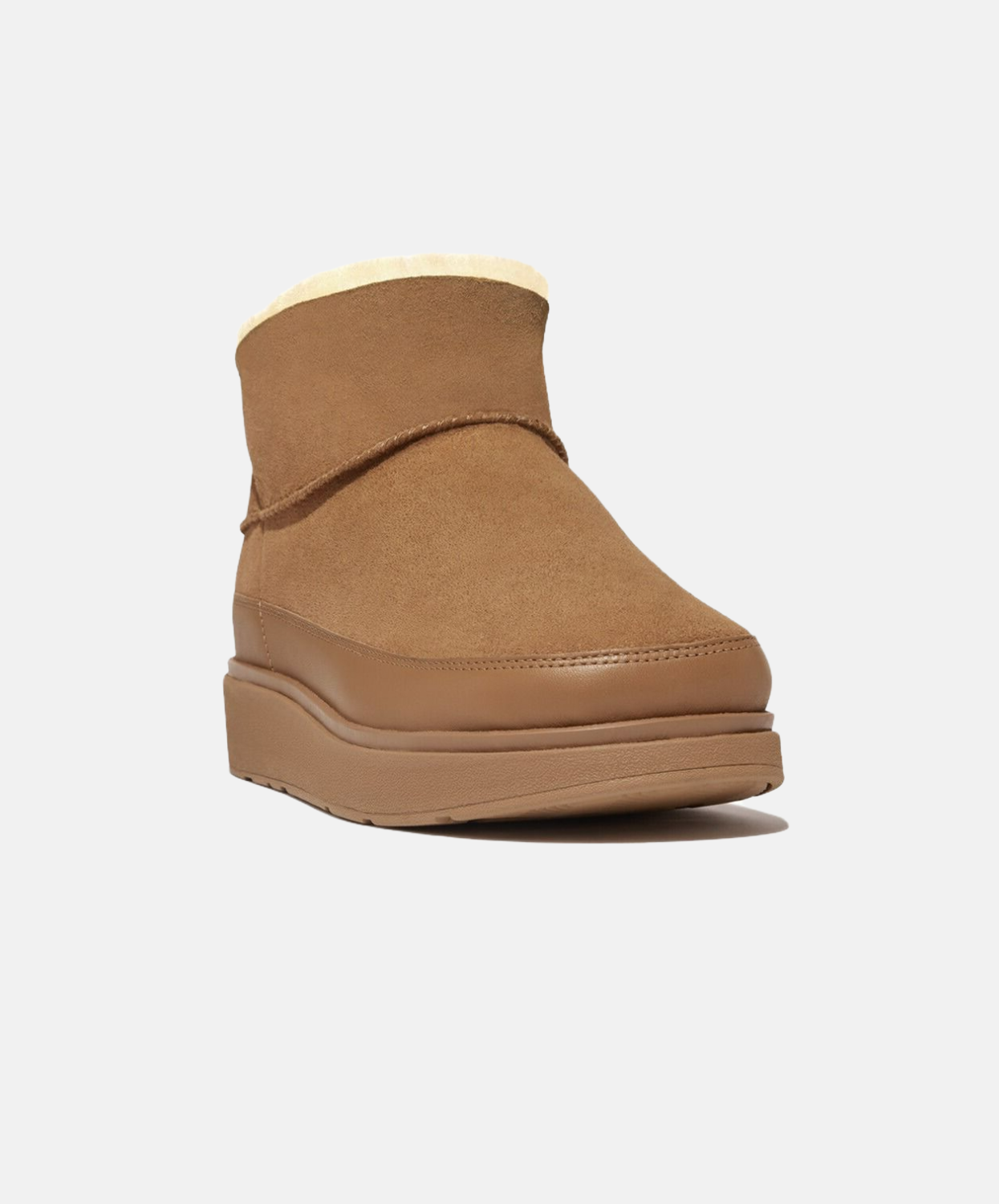 FitFlop Gen-FF Mini Double-Faced Shearling Boots Tan