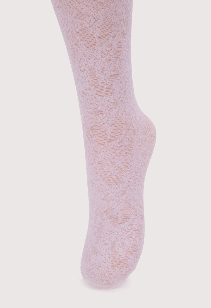 Floral Pattern Tights