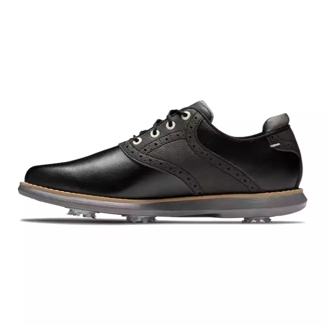 FootJoy Traditions Women's Golf Shoes Black/Black/Grey 97905