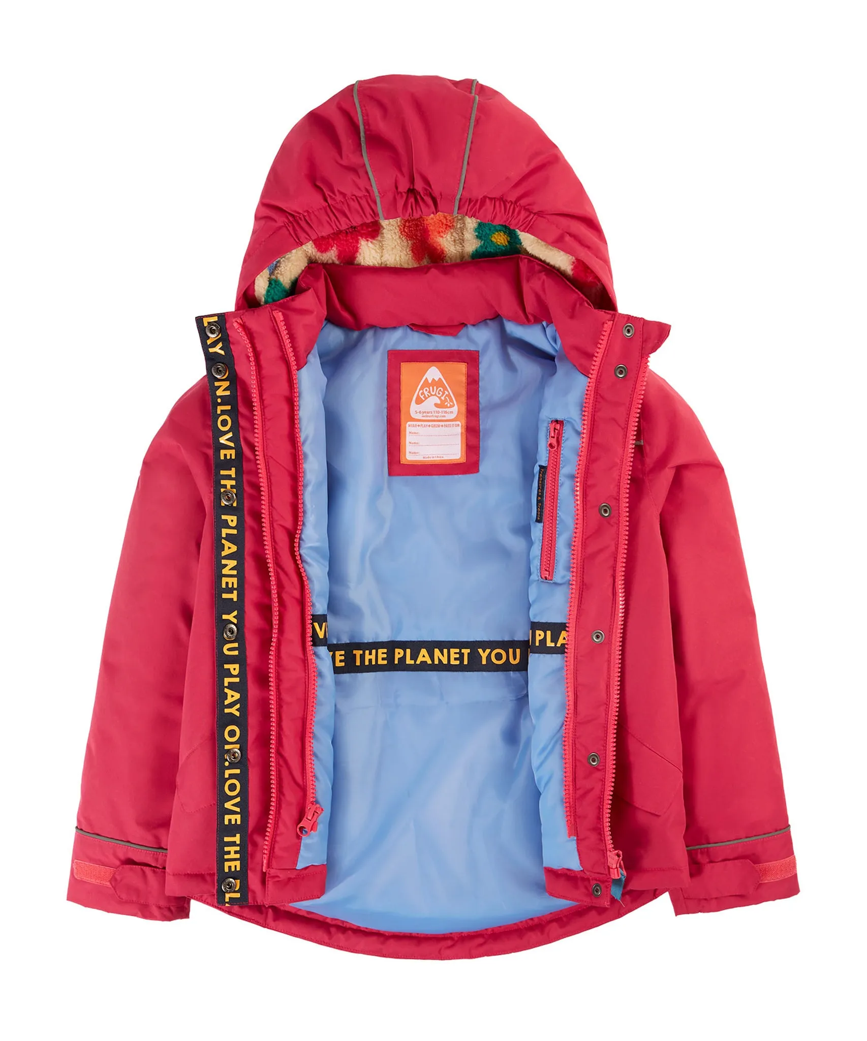 Frugi Rambler 3 in 1 Coat - Snapdragon/Flower Pop