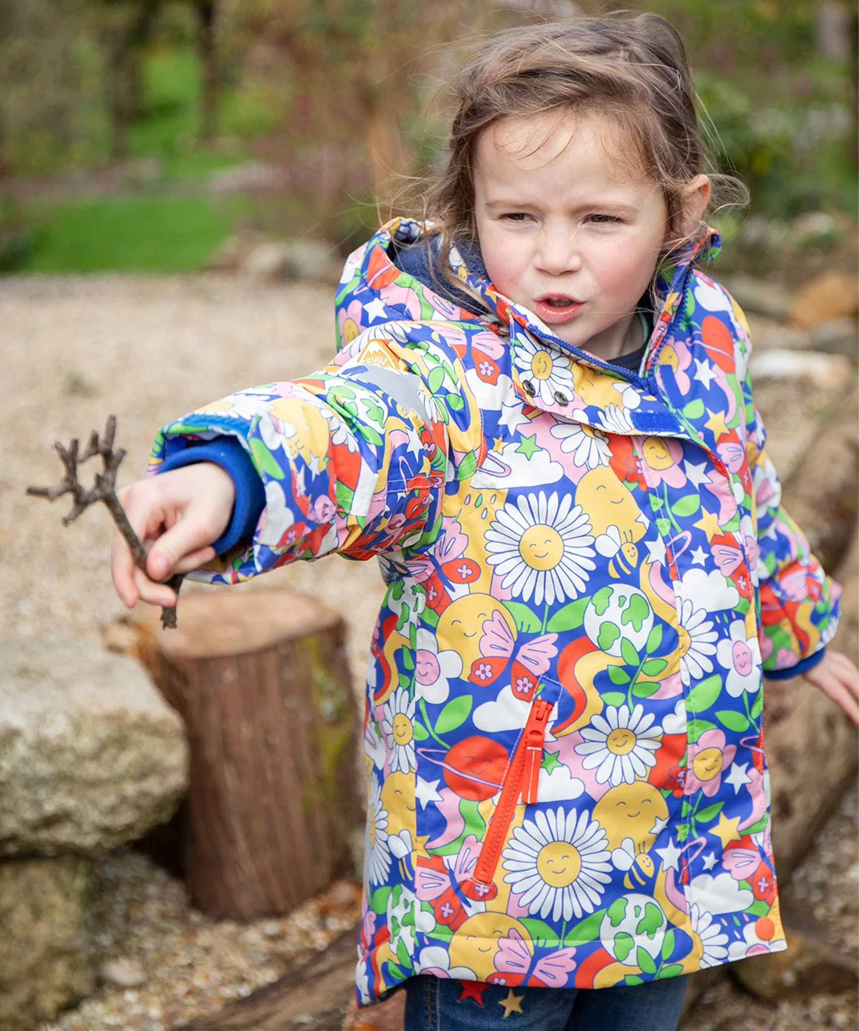 Frugi Snow & Ski Coat - Retro Happy