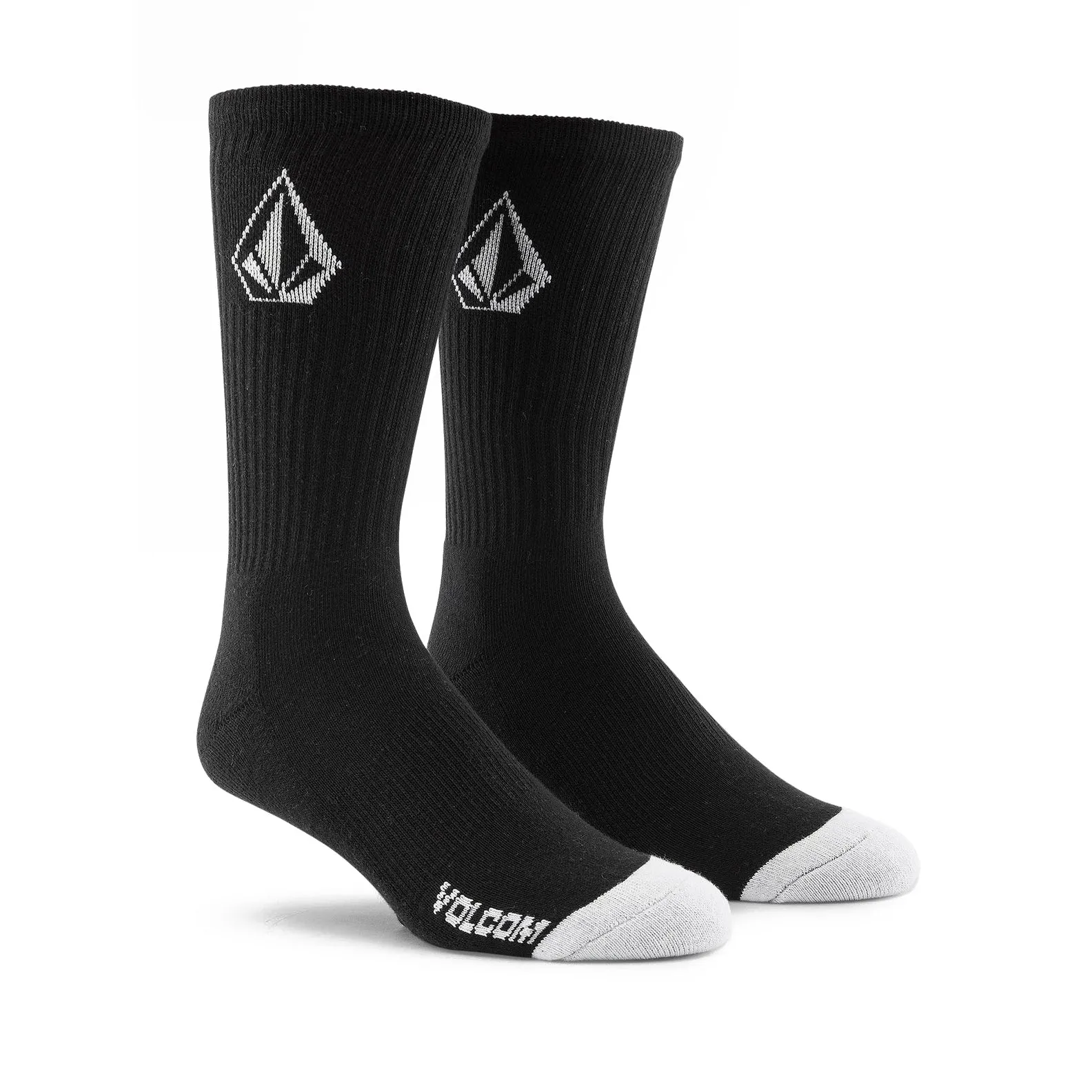 FULL STONE SOCK 3PK BLACK