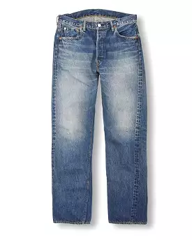 Fullcount 1101 Dartford Straight Faded Selvedge Denim