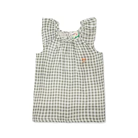 Gingham Linen Baby Dress