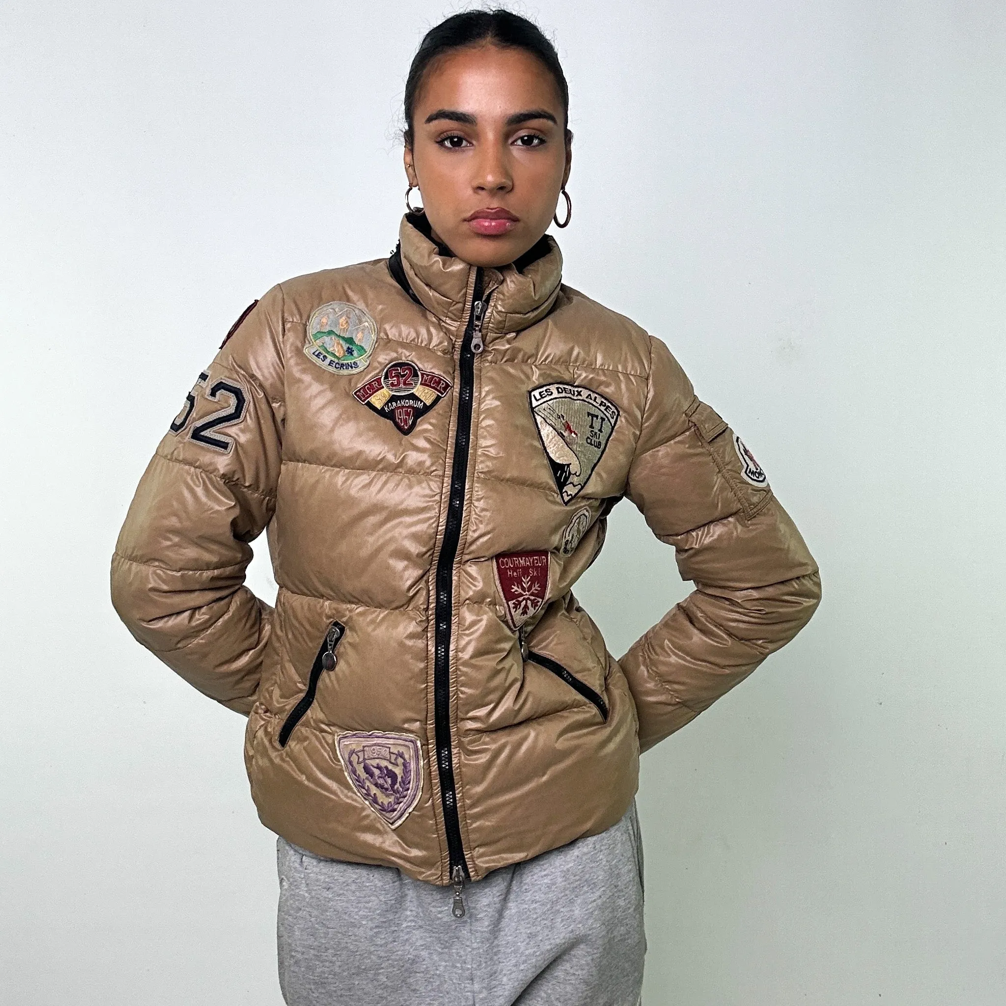 Gold y2ks Moncler Puffer Jacket Coat (L)