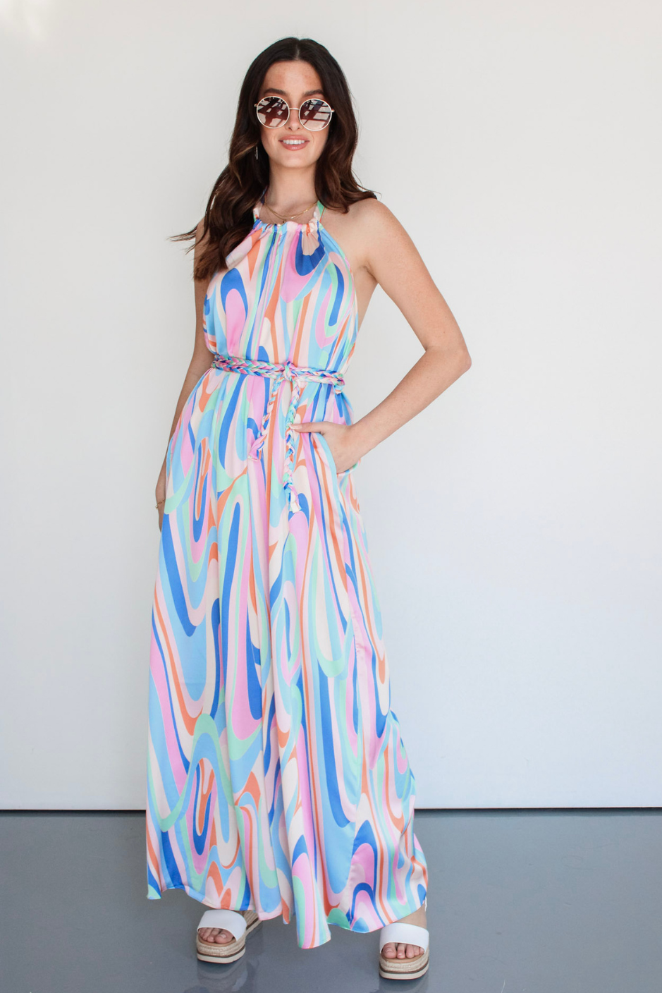 Groovy Baby Halter Jumpsuit