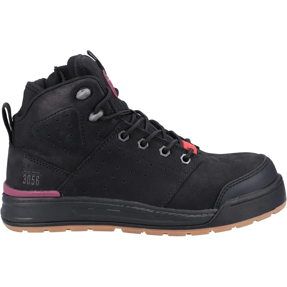 Hard Yakka 3056 PR Side Zip Safety Boot Black