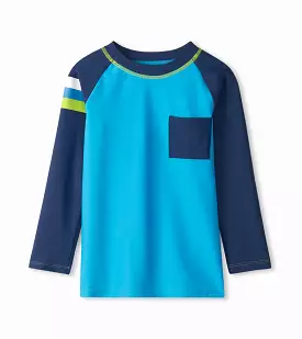 Hatley Malibu Blue Long Sleeve Rashguard