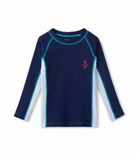 Hatley Nautical Colourblock Long Sleeve Rashguard