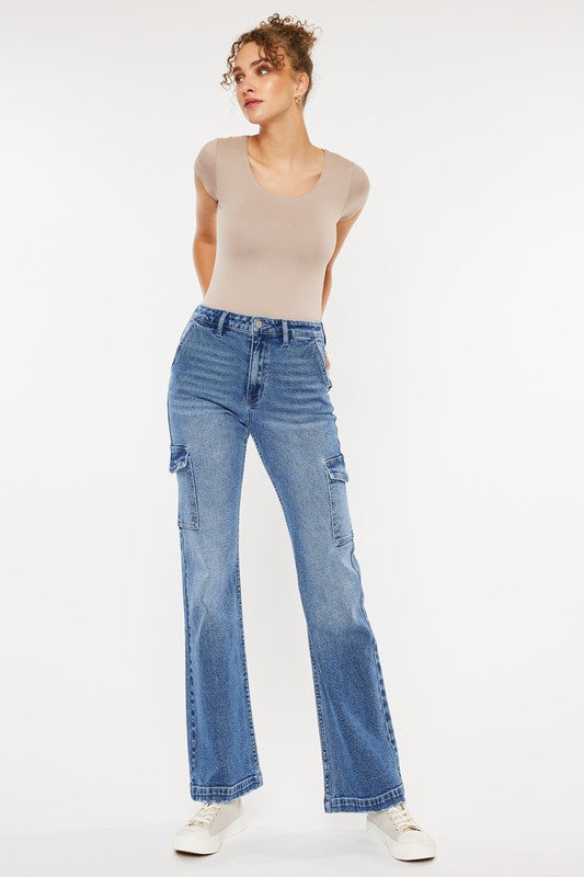 High Rise Holly Cargo Jeans