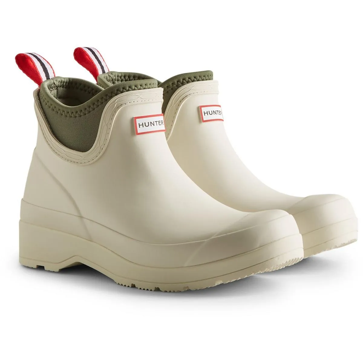 Hunter Play Chelsea Neoprene Boot Shaded White