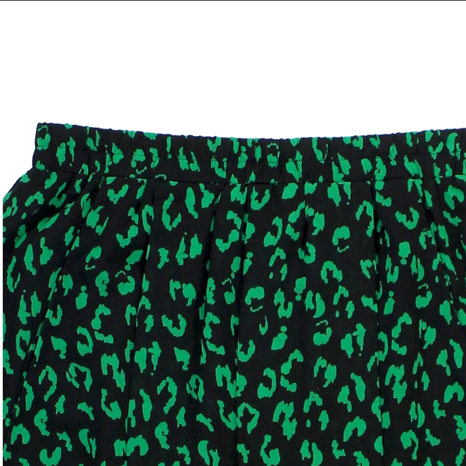 Hush Black/Green Leopard Print Skirt