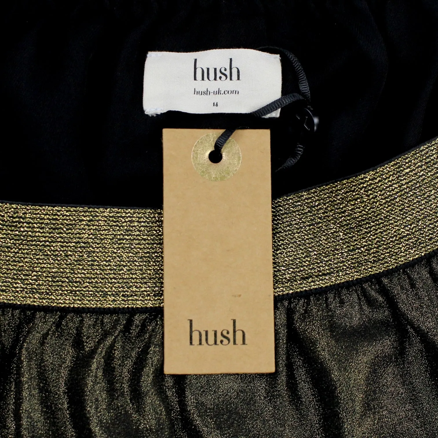 Hush Bronze/Gold Metallic Skirt