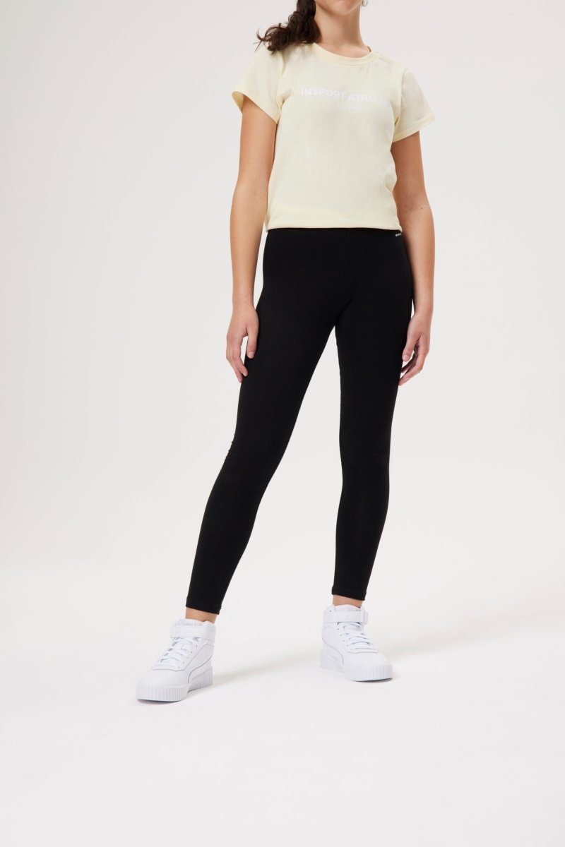 INSPORT JUNIOR BLACK FULL TIGHTS