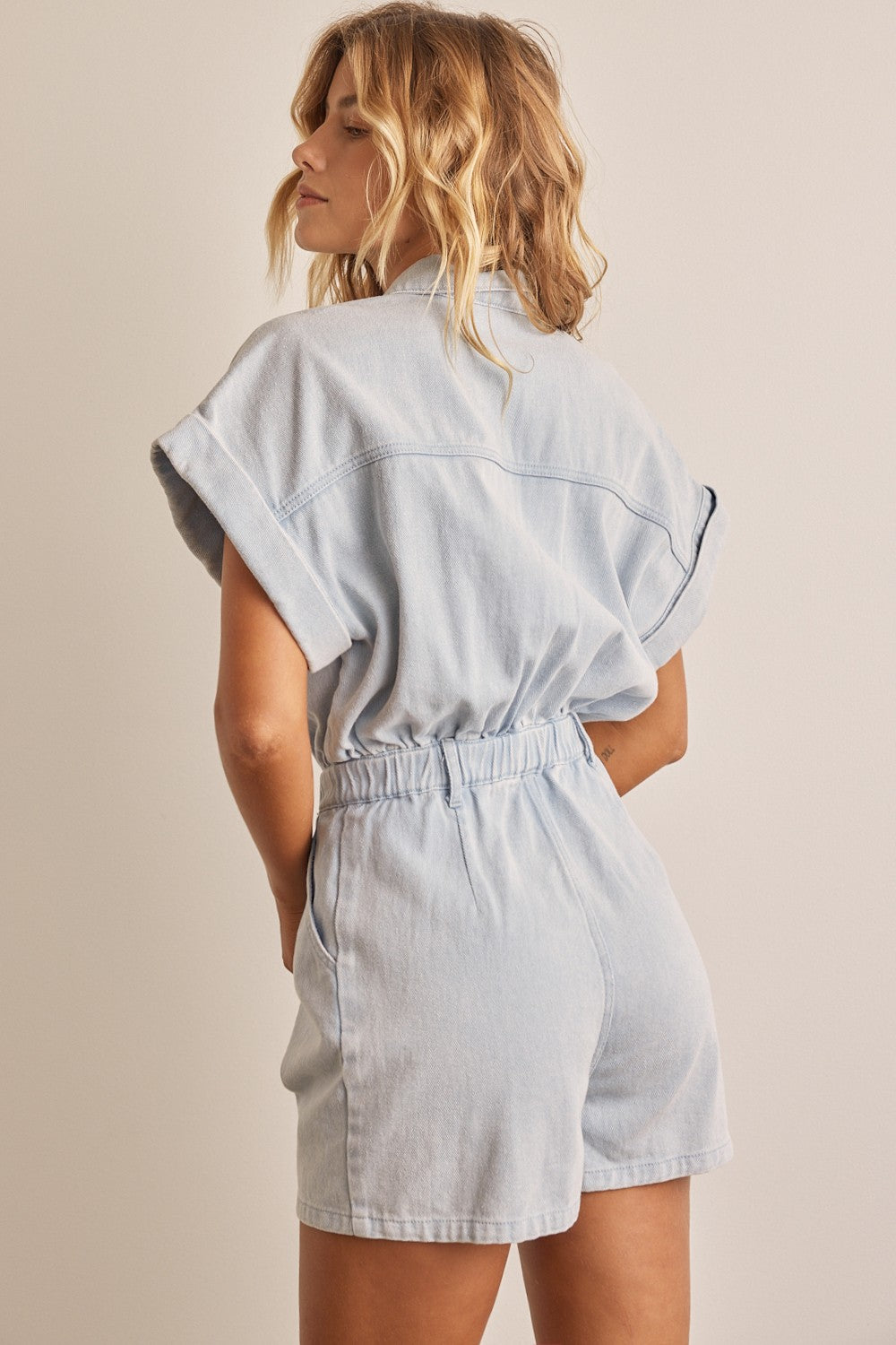 Jenni Denim Romper