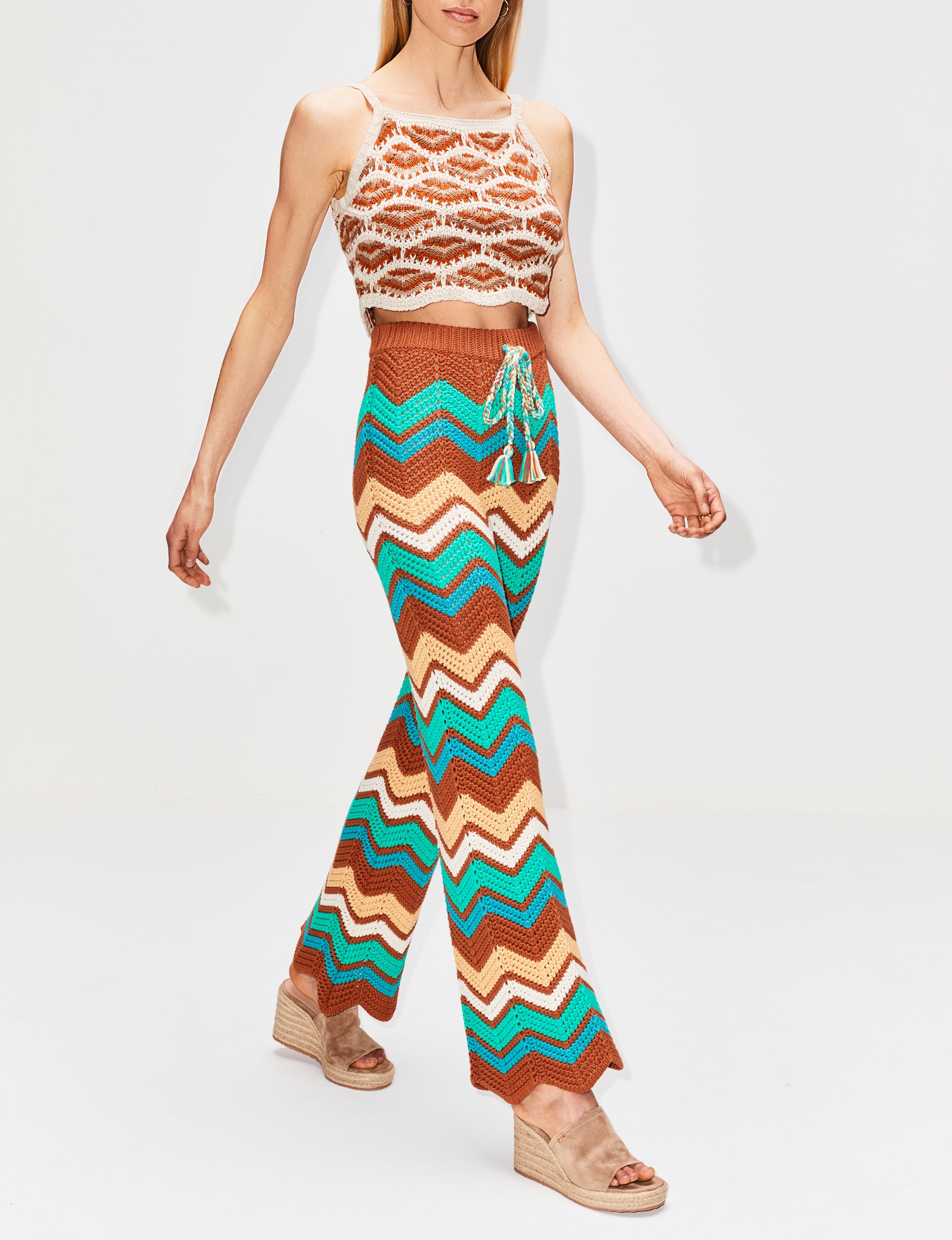 Kaleidoscopic Chevron Pant