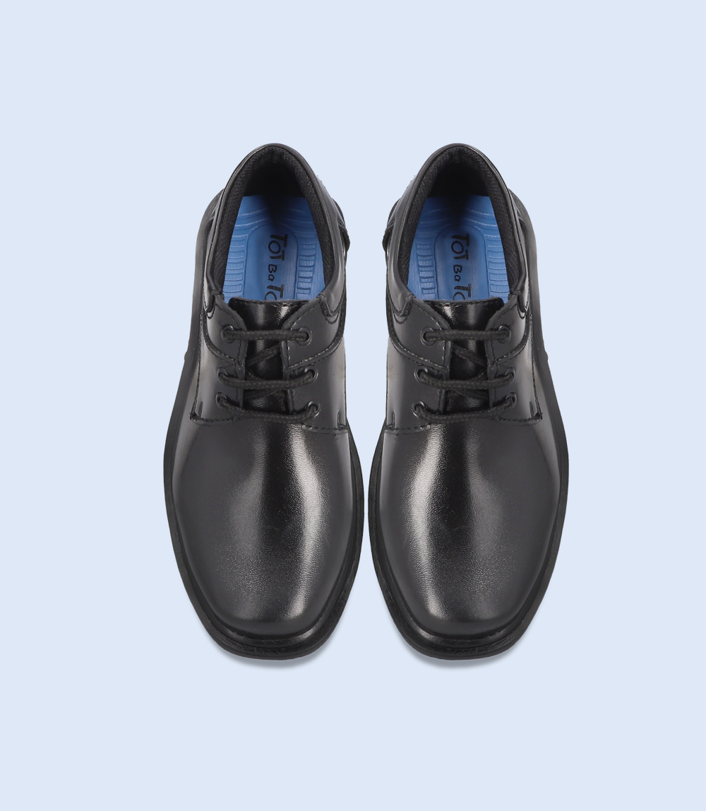 KB0033-BLACK-Boys Casual School Shoes