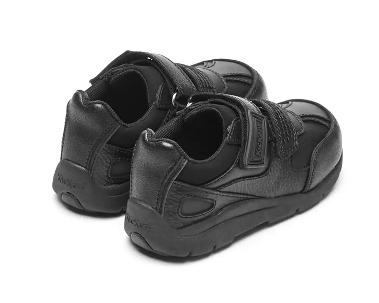 Kickers 114173 Reflex Leather IM Kids Shoes Black