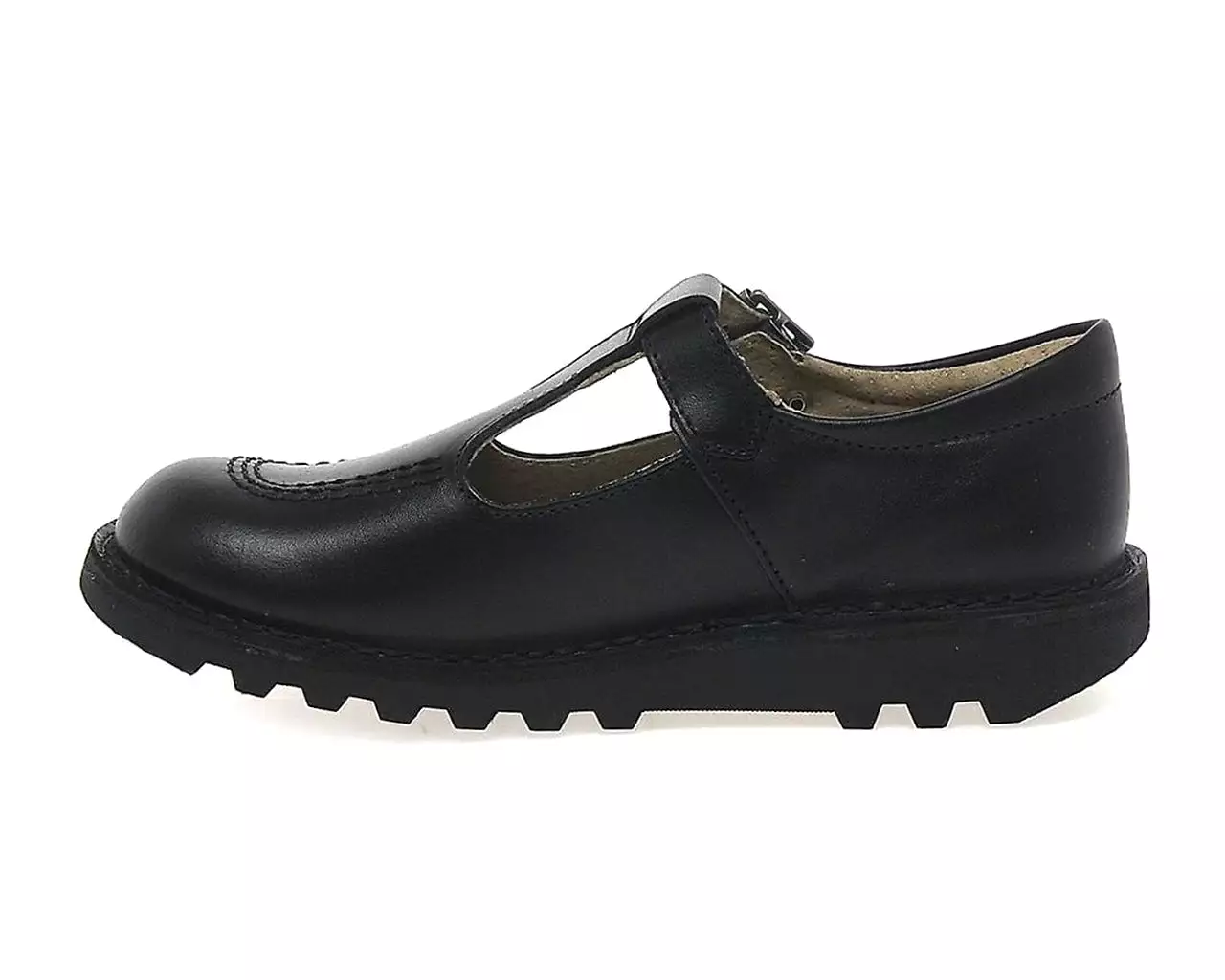 Kickers Kick T Y T Bar Leather Shoes Black