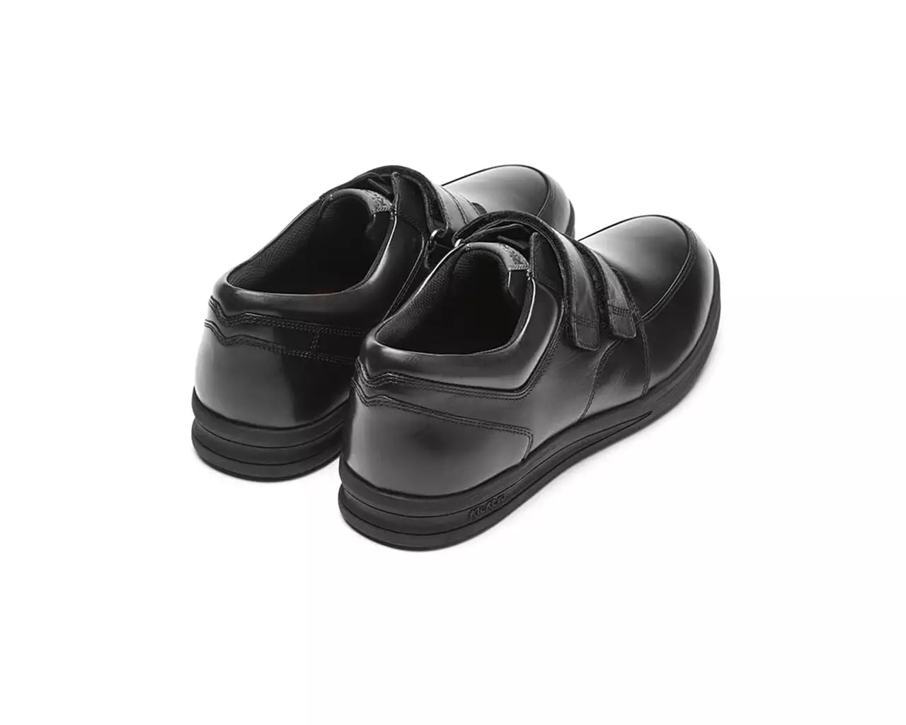 Kickers Troiko Strap Leather JM 114148 Kid's Shoes Black