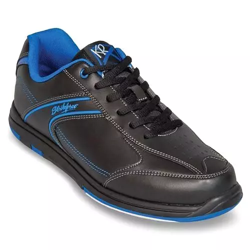 KR Strikeforce Mens Flyer Bowling Shoes Black/Blue