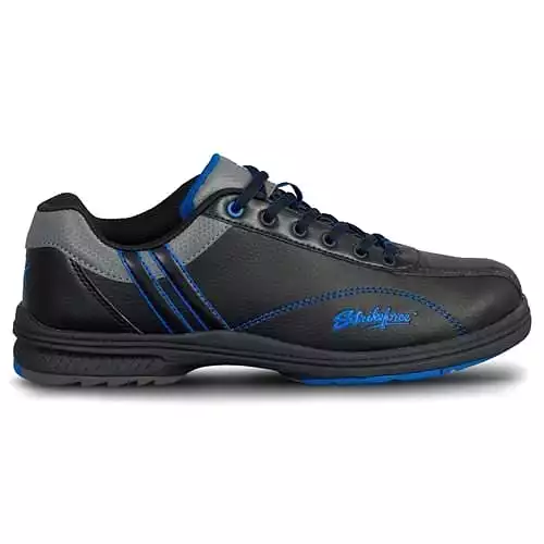 KR Strikeforce Mens Raptor Left Hand Bowling Shoes Black/Royal