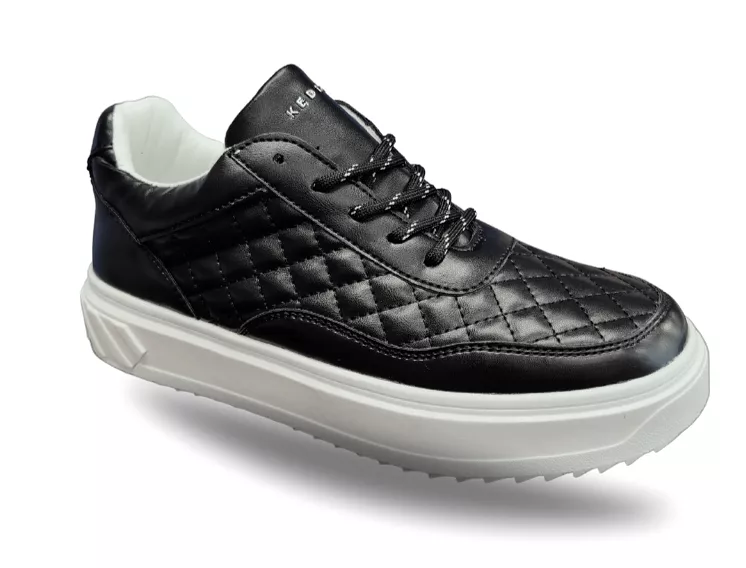 Ladies Keddo Couture Shoes Black Quilted Laced 828175/12-03E SALE