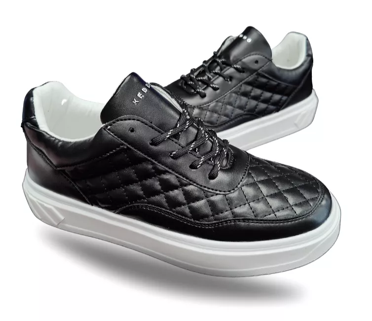 Ladies Keddo Couture Shoes Black Quilted Laced 828175/12-03E SALE