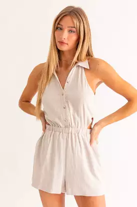 LAKESIDE COLLARED ROMPER [ONLINE EXCLUSIVE]